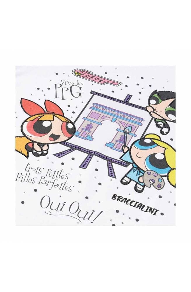BRACCIALINI Accessori  POWERPUFF GIRLS Maglietta Bianco - PPGTOP02-LG - 3