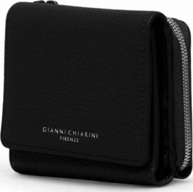 GIANNI CHIARINI Portafoglio  WALLETS GRAIN Donna Pelle Nero - 5080GRN001 - 5
