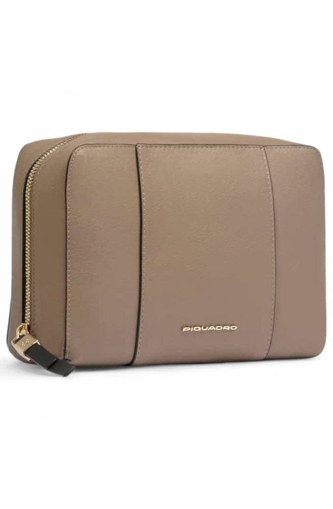 PIQUADRO Beauty case  W92 Donna Pelle Beige - BY6543W92-TO - 3