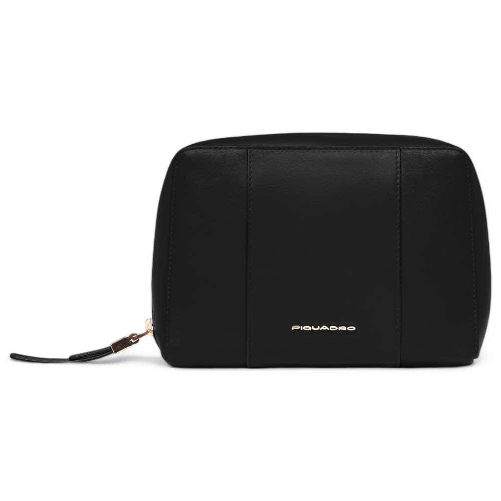 PIQUADRO Beauty case  W92 Donna Pelle Nero - BY6543W92-N - 2