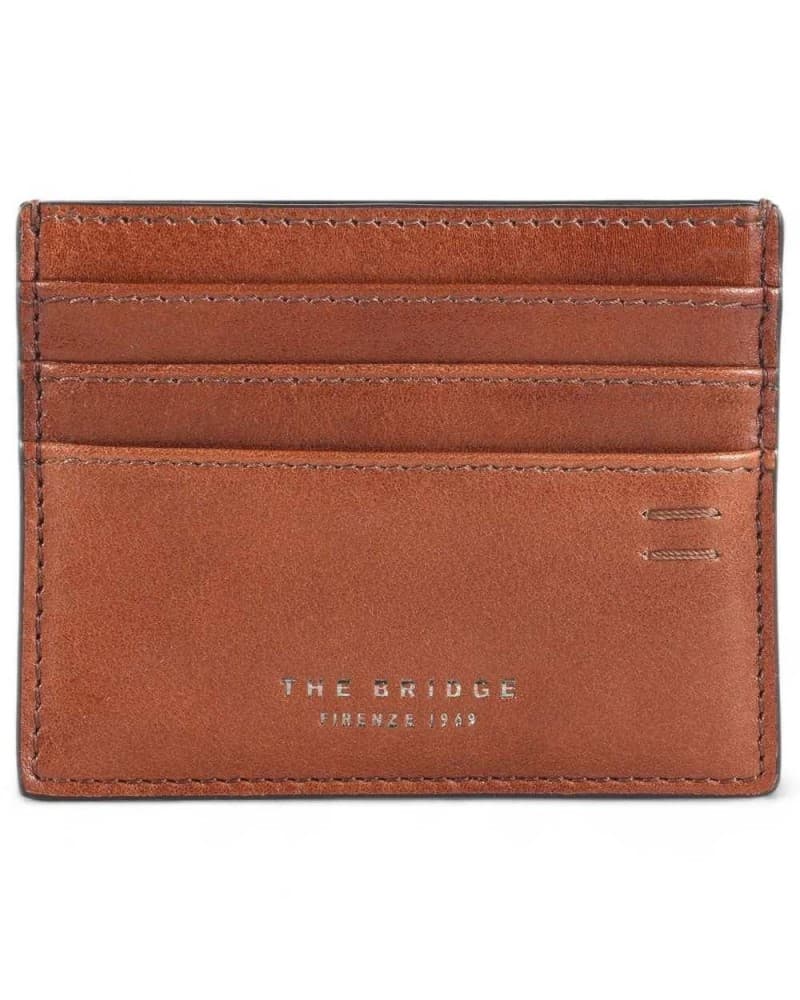 THE BRIDGE FIRENZE Portacarte The Bridge Uomo Marrone Pelle - 01420401-1A - 5