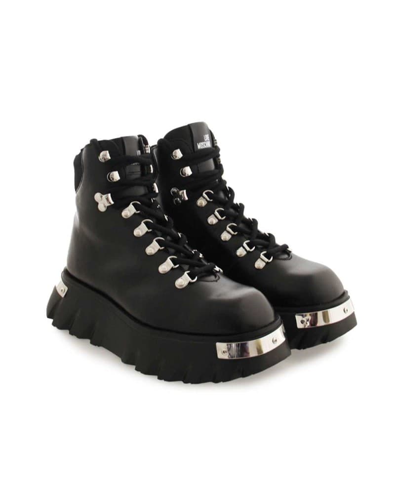 Love Moschino Scarpe LOVE MOSCHINO Anfibio Donna Nero 39 - JA21346G0FIA700A-39 - 3