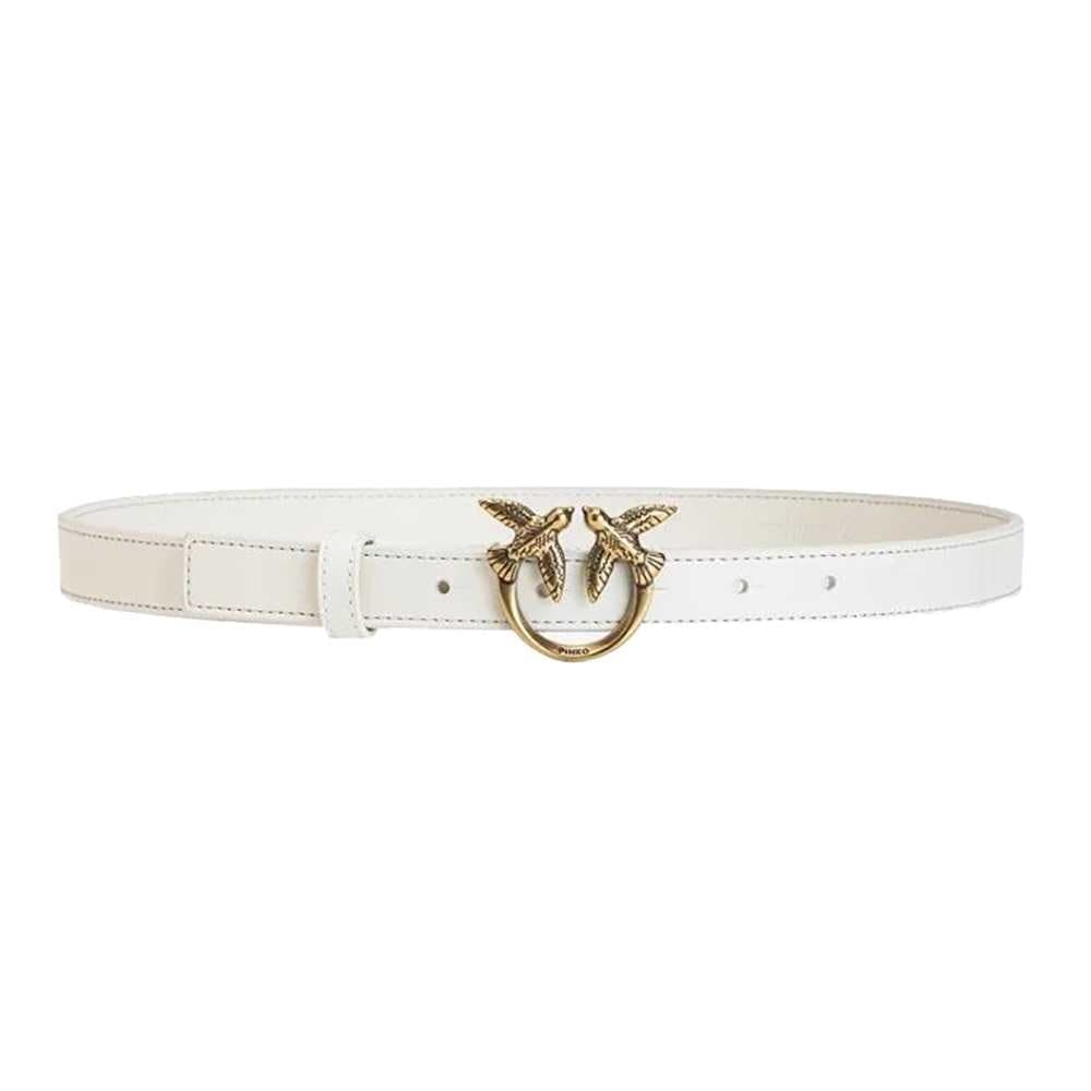 Pinko Cintura PINKO LOVE BERRY Donna Pelle S Bianco - 100143-A0F1-Z14Q-S - 2