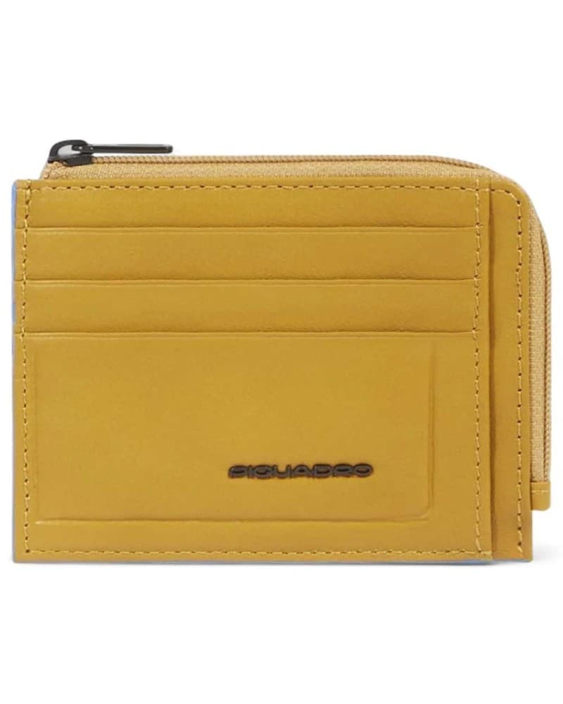 PIQUADRO Porta carte di credito  Uomo Pelle Giallo - PP4822S138R-G - 5