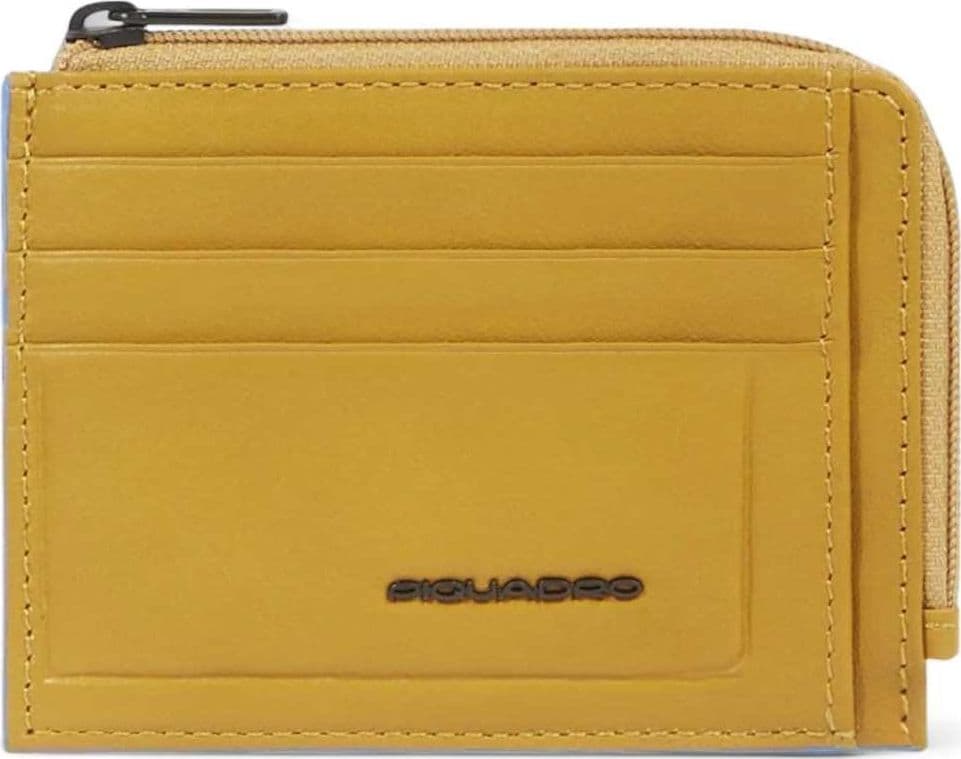 PIQUADRO Porta carte di credito  Uomo Pelle Giallo - PP4822S138R-G - 2