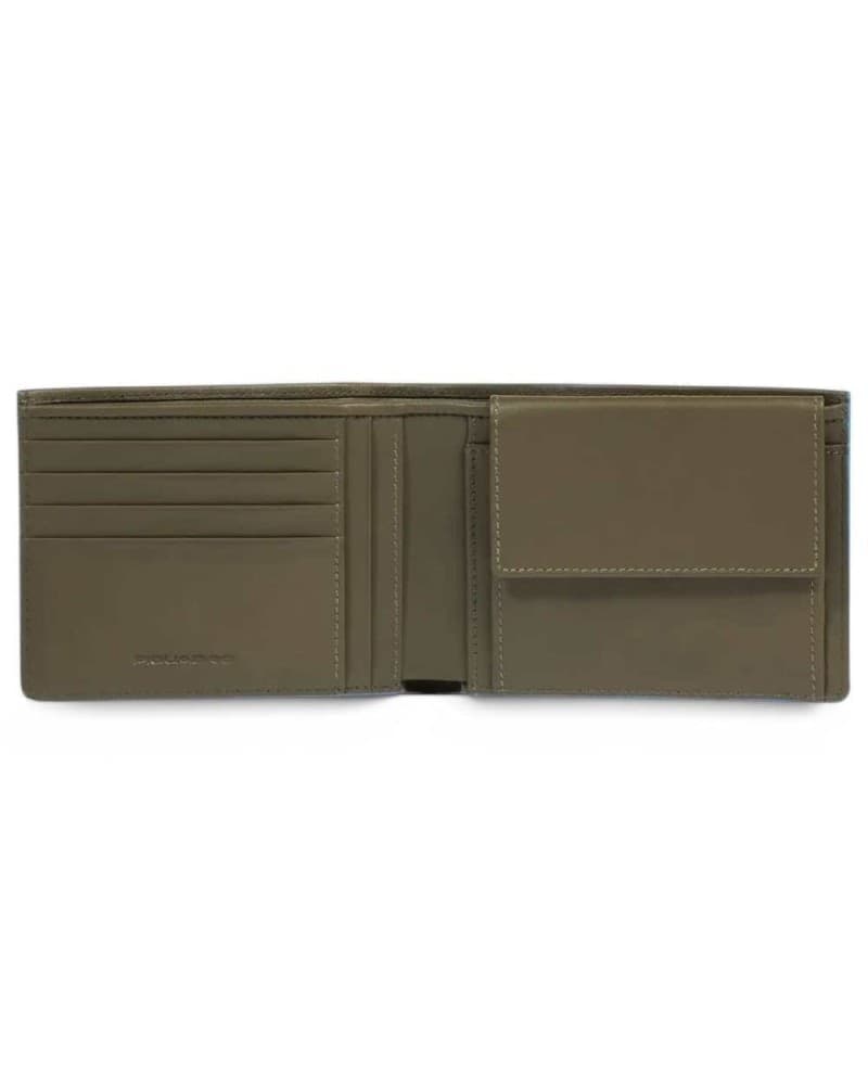 PIQUADRO Portafoglio  Uomo Pelle Verde - PU257S138R-VE - 7