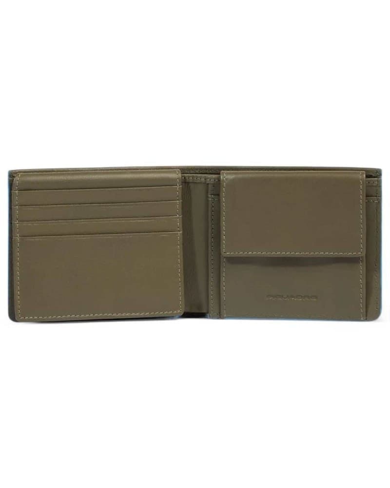 PIQUADRO Portafoglio  Uomo Pelle Verde - PU4518S138R-VE - 7