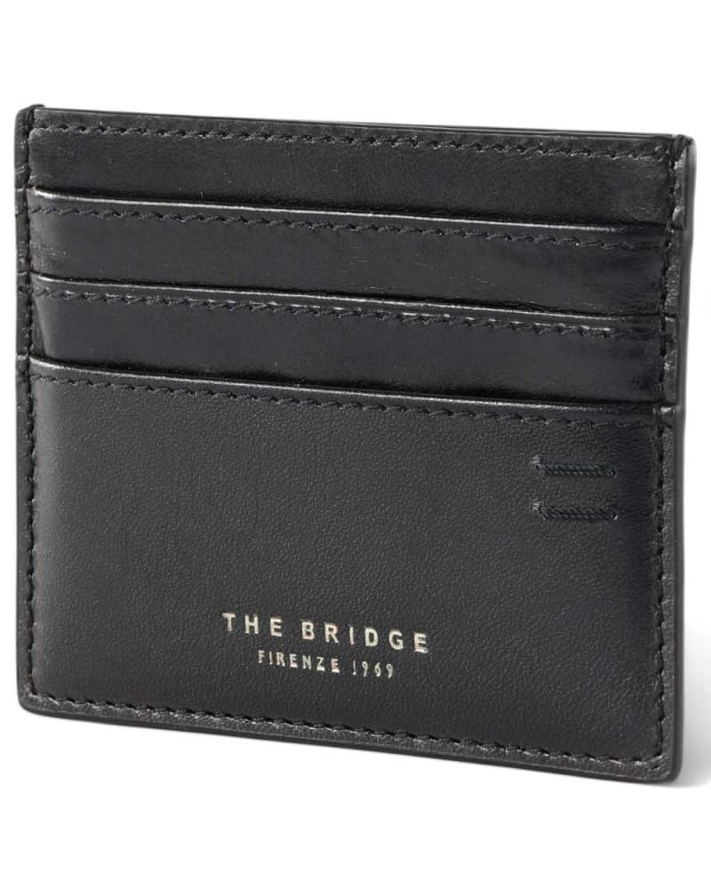 THE BRIDGE FIRENZE Portacarte The Bridge Uomo Nero Pelle - 01420401-7R - 7