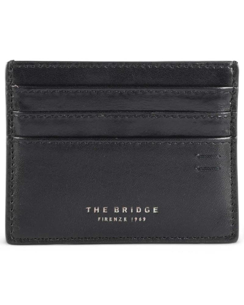 THE BRIDGE FIRENZE Portacarte The Bridge Uomo Nero Pelle - 01420401-7R - 3