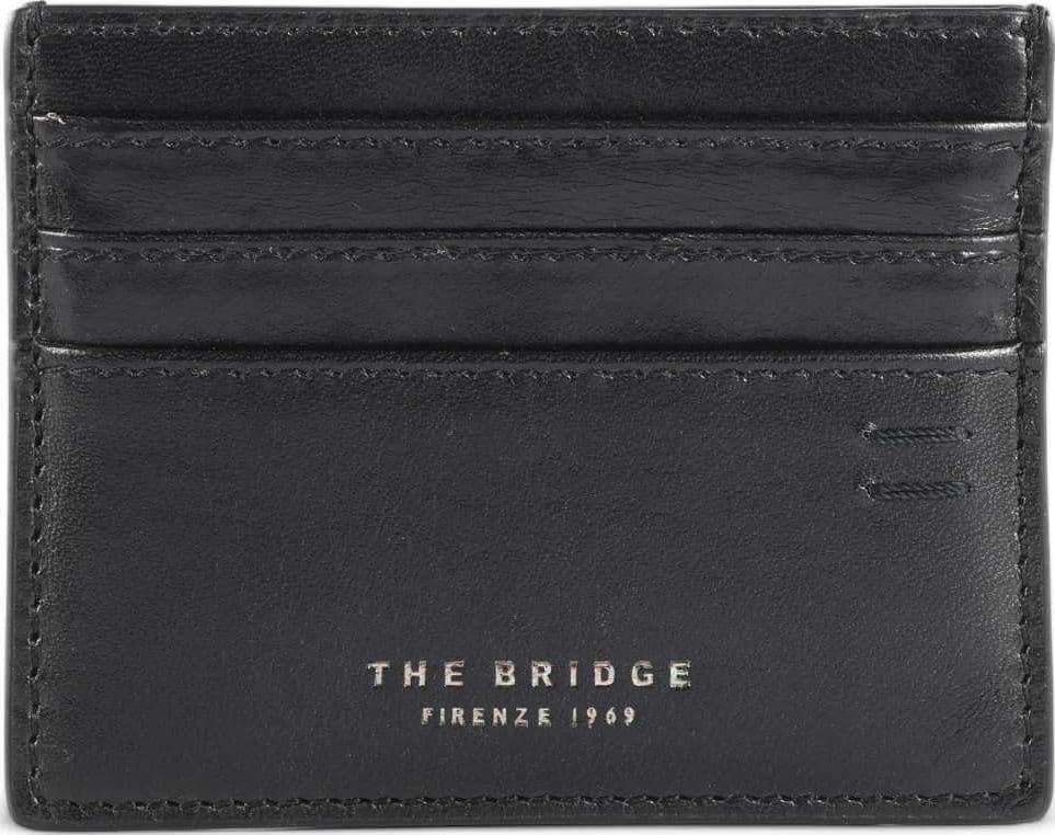 THE BRIDGE FIRENZE Portacarte The Bridge Uomo Nero Pelle - 01420401-7R - 4