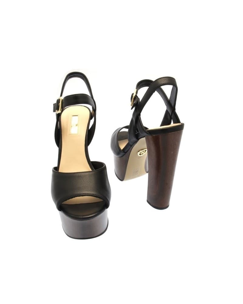 GUESS Sandali Guess Donna Nero Taglia 38 - FLDE21LEA03-BLACK-38 - 3