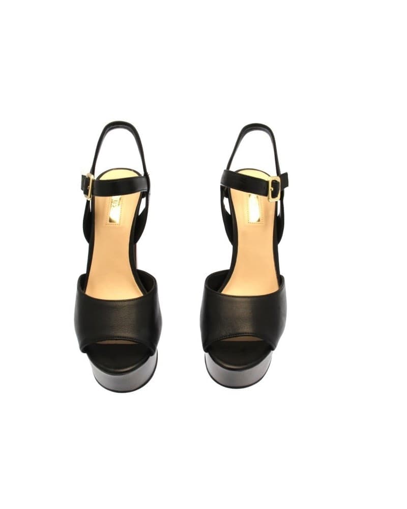 GUESS Sandali Guess Donna Nero Taglia 38 - FLDE21LEA03-BLACK-38 - 7