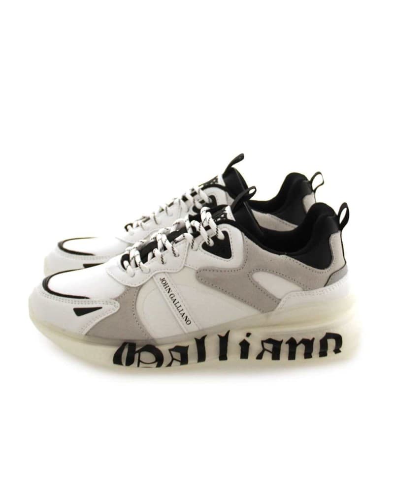 JOHN GALLIANO Scarpe  Sneakers Donna Bianco nero 39 - 15502-CP-A-39 - 9