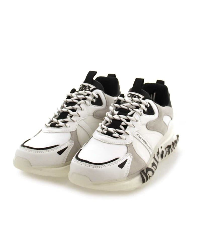 JOHN GALLIANO Scarpe  Sneakers Donna Bianco nero 39 - 15502-CP-A-39 - 3