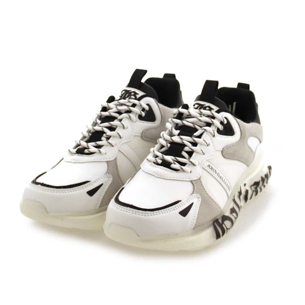 JOHN GALLIANO Scarpe  Sneakers Donna Bianco nero 39 - 15502-CP-A-39 - 4