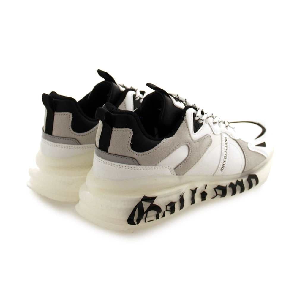 JOHN GALLIANO Scarpe  Sneakers Donna Bianco nero 39 - 15502-CP-A-39 - 8