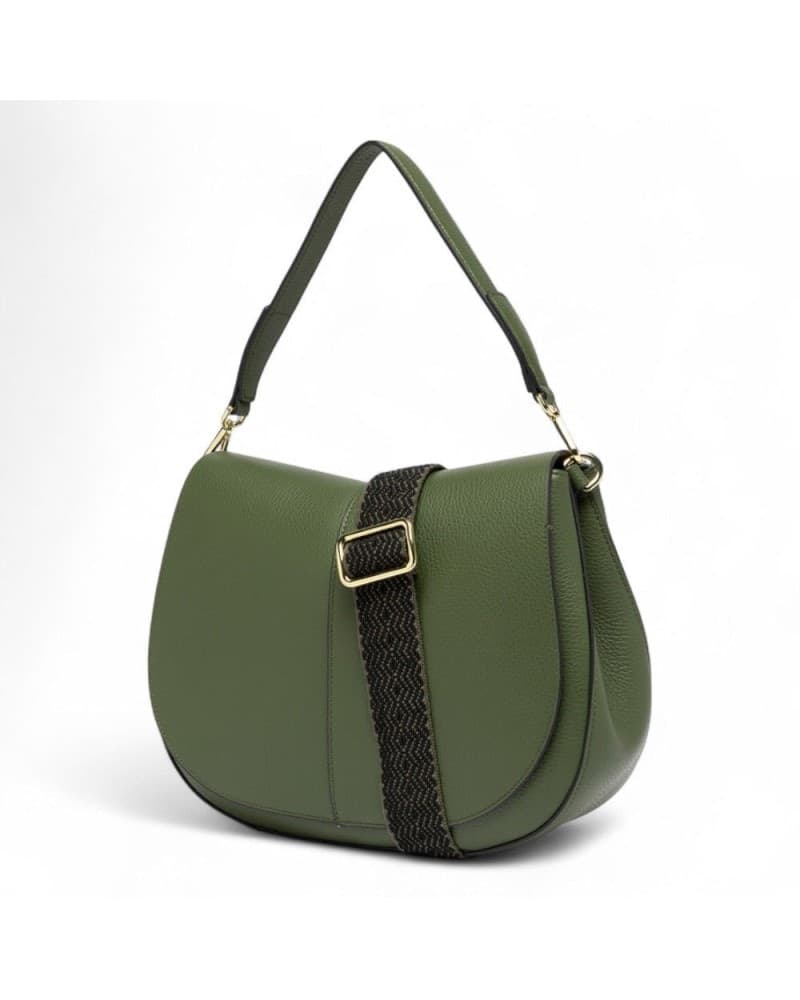 GIANNI CHIARINI Gianni Chiarini Borsa a tracolla Helena Round Deep Fir Donna verde - 6037COMMGRNNAOP14051 - 5