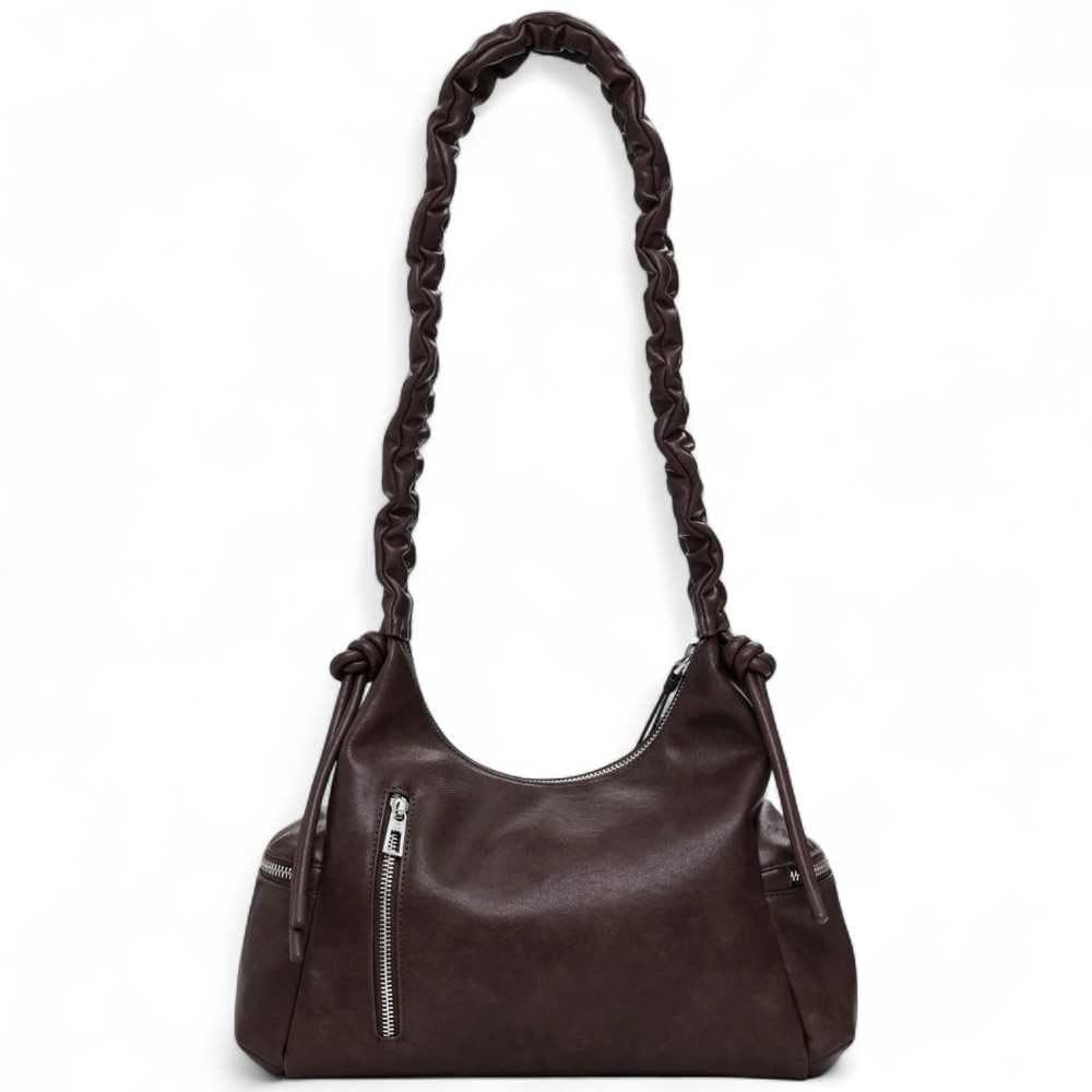 DESIGUAL Desigual Borsa a mano Half Logo Donna Marrone - 25WAXPAY-6009-U - 8
