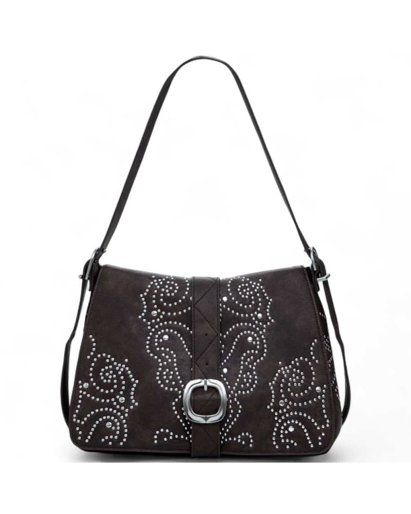 DESIGUAL Desigual Borsa a tracolla Poker Face Donna Marrone - 25WAXP34-6009-U - 9