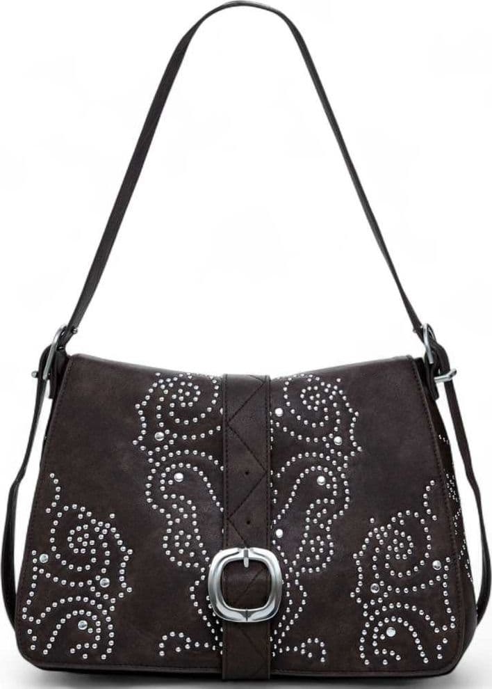 DESIGUAL Desigual Borsa a tracolla Poker Face Donna Marrone - 25WAXP34-6009-U - 2
