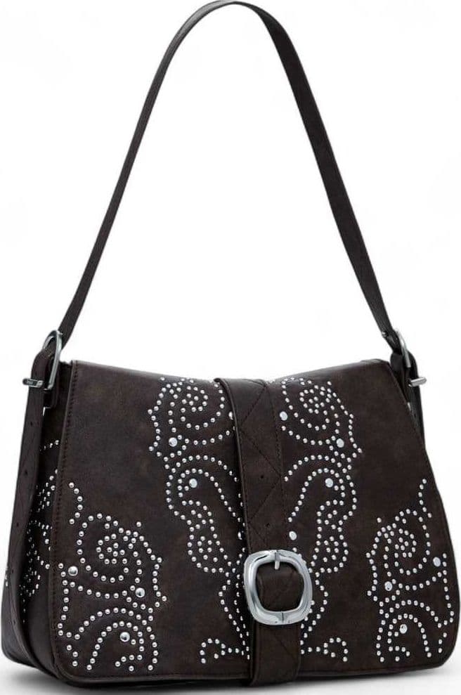 DESIGUAL Desigual Borsa a tracolla Poker Face Donna Marrone - 25WAXP34-6009-U - 6