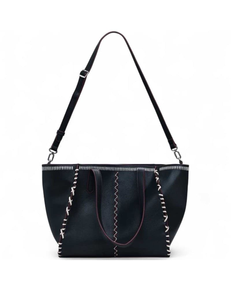DESIGUAL Desigual shopping Manhattan Donna Nero - 25WAXP95-2000-U - 7