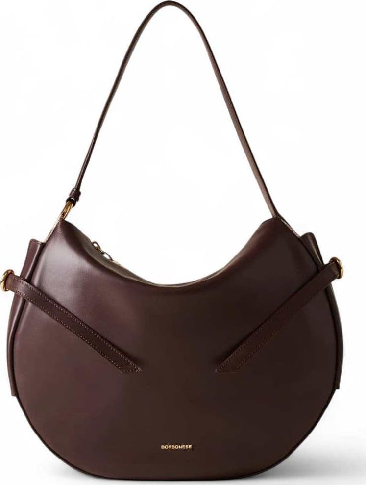 Borbonese  Borsa Hobo Castano/Mushroom Donna - 91010103-AU5-069 - 2