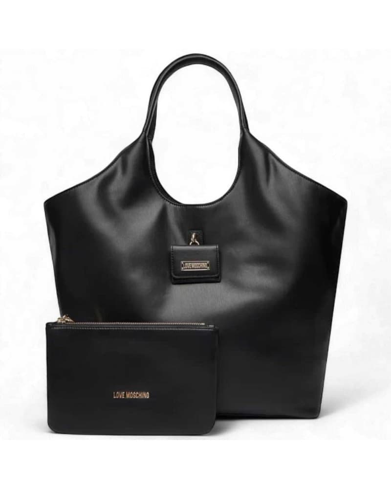 Love Moschino  Borsa a spalla Donna Nero - JC4392PP0NKN0000 - 9