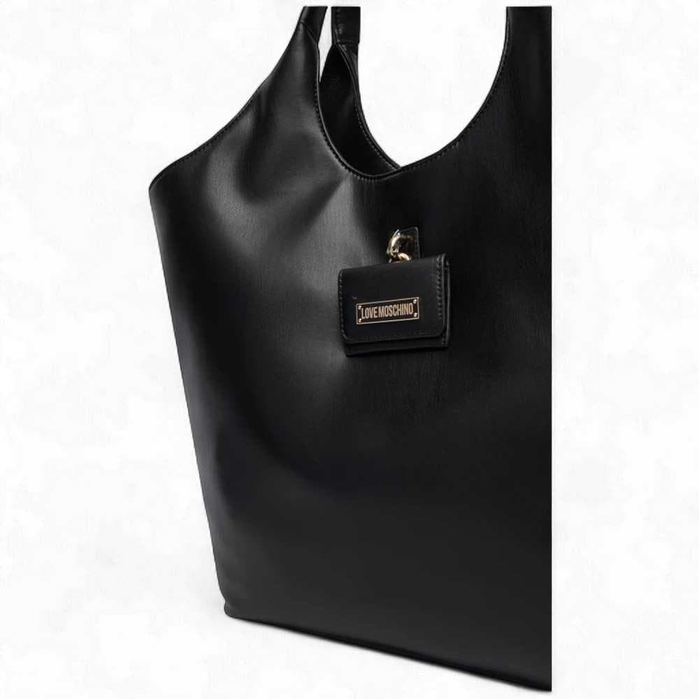 Love Moschino  Borsa a spalla Donna Nero - JC4392PP0NKN0000 - 4