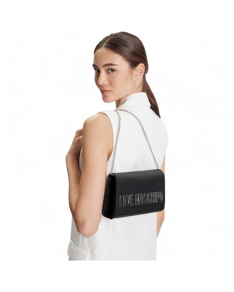 Love Moschino  Borsa a tracolla Donna Nero - JC4103PP1NKD000B - 3