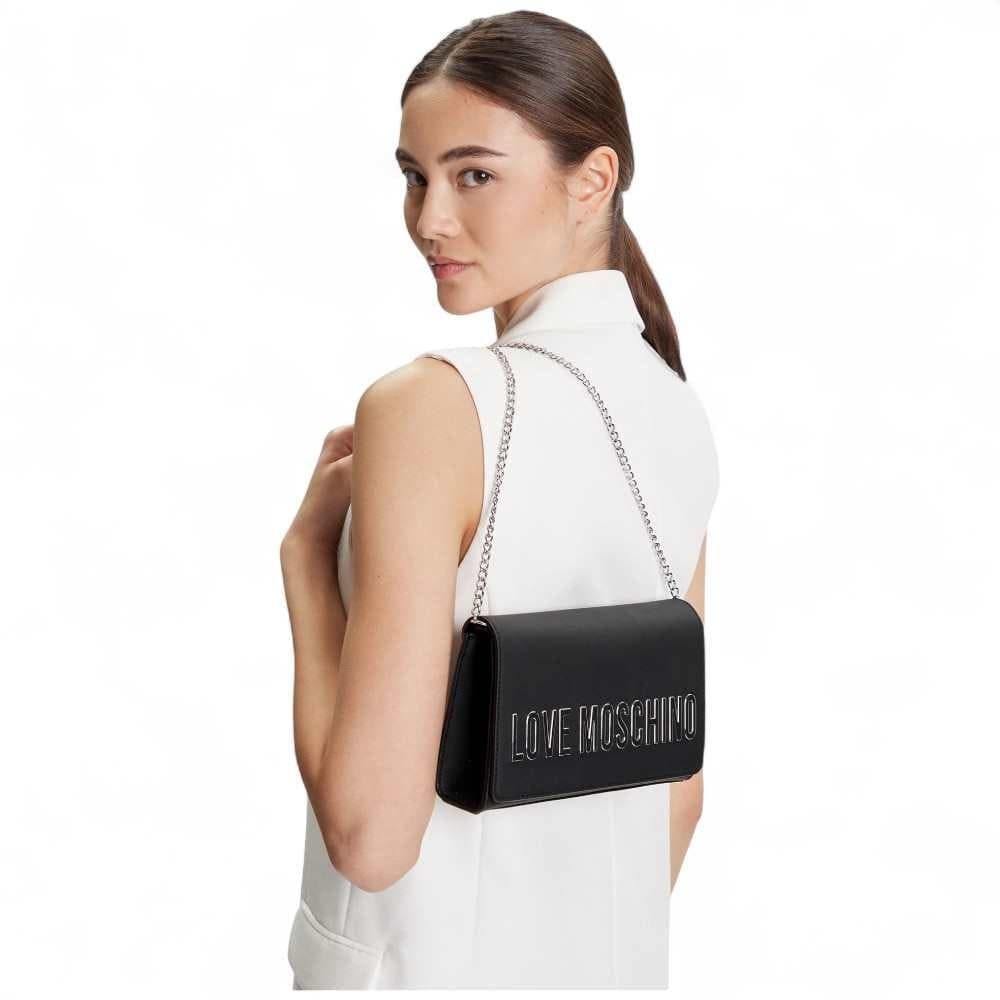 Love Moschino  Borsa a tracolla Donna Nero - JC4103PP1NKD000B - 4