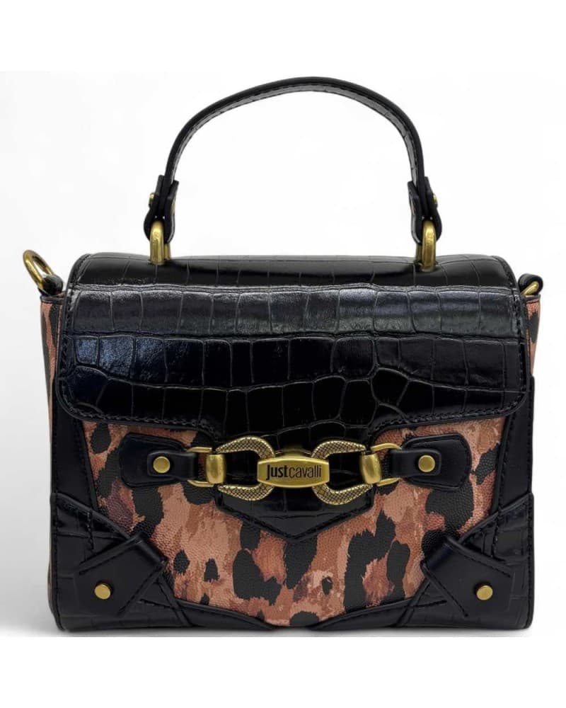 JUST CAVALLI Borsa a mano  Donna Nero-Maculato - 79RA4BH3ZSD23QL7 - 5
