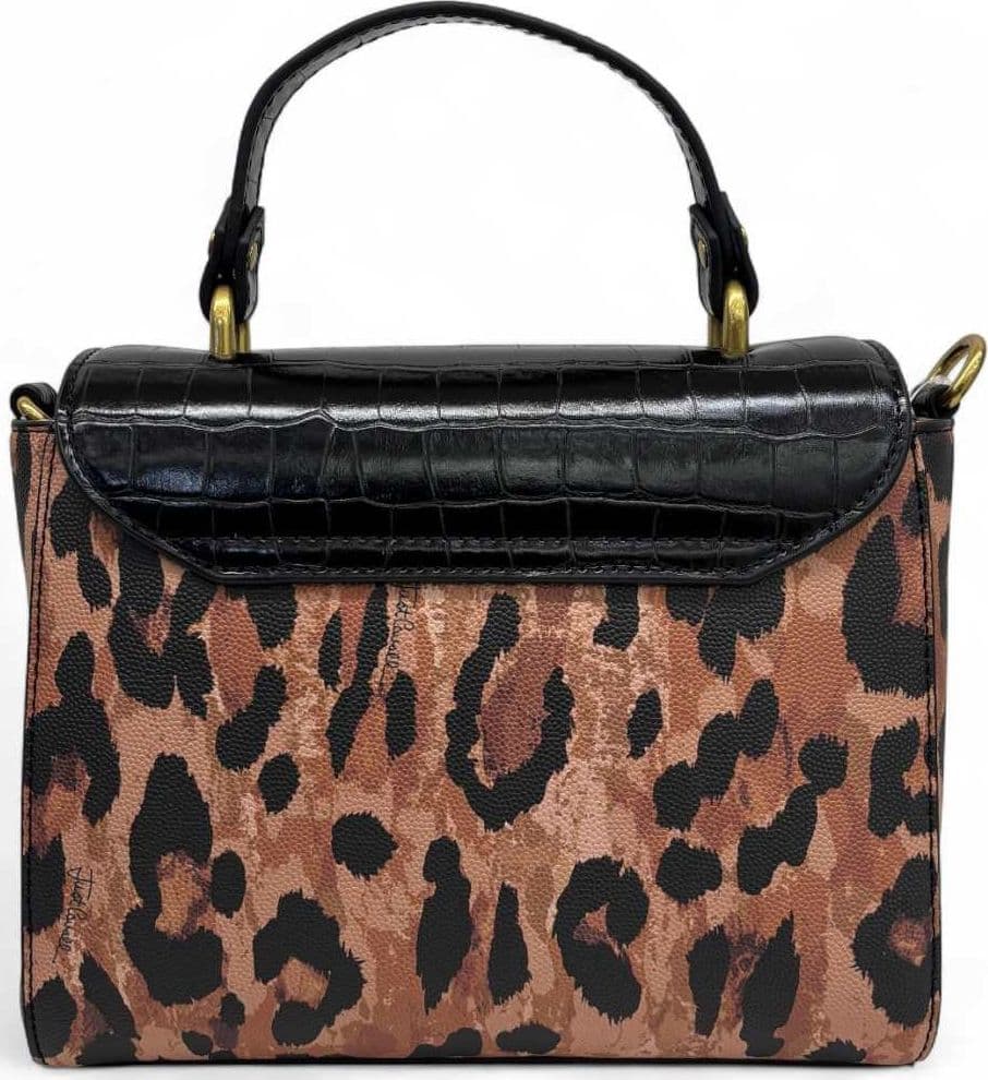 JUST CAVALLI Borsa a mano  Donna Nero-Maculato - 79RA4BH3ZSD23QL7 - 4