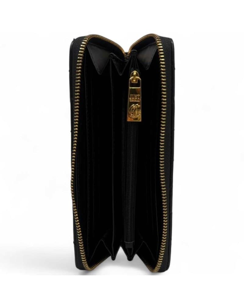 JUST CAVALLI Portafoglio  Donna Nero - 79RA5PI1ZSD24899 - 5