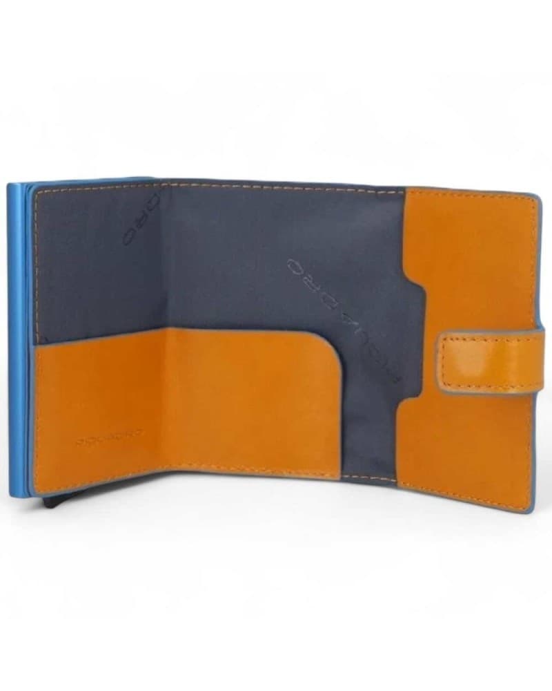 PIQUADRO Piquadro Portacarte Blu Square Unisex Giallo Pelle - PP5649B2BLR-G - 5