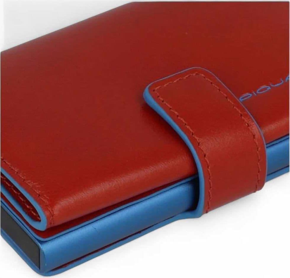 PIQUADRO Piquadro Portacarte Blu Square Unisex Marrone Pelle - PP5649B2BLR-CU4 - 4