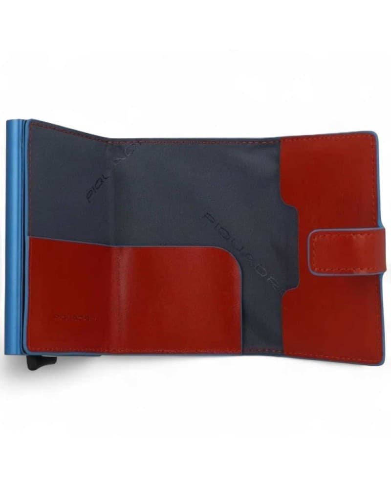 PIQUADRO Piquadro Portacarte Blu Square Unisex Marrone Pelle - PP5649B2BLR-CU4 - 5