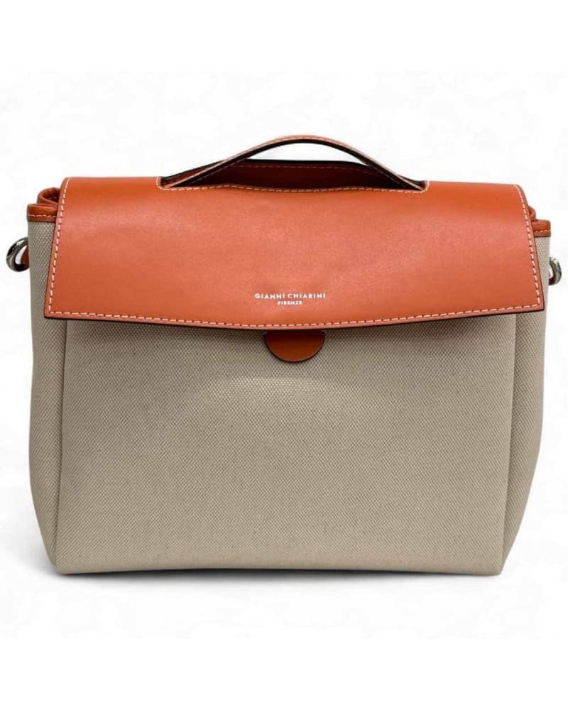 GIANNI CHIARINI Borsa a mano  Donna Beige-Arancio - BS11620-SAL-COR - 9