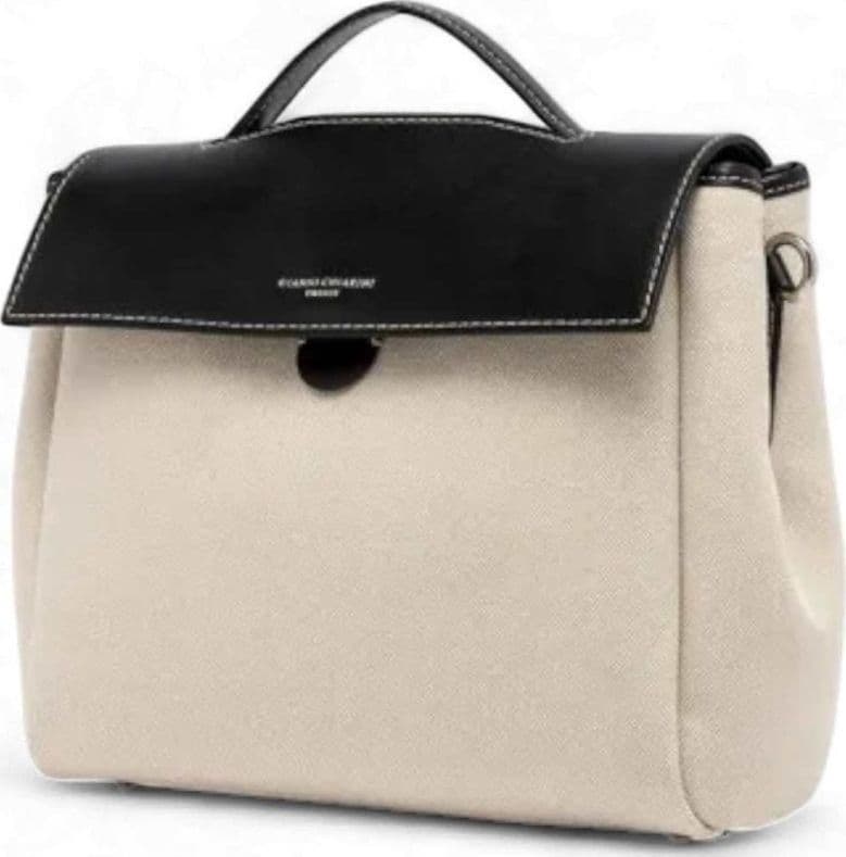 GIANNI CHIARINI Borsa a mano  Donna Beige-Nero - BS11620-SAL-NERO - 5