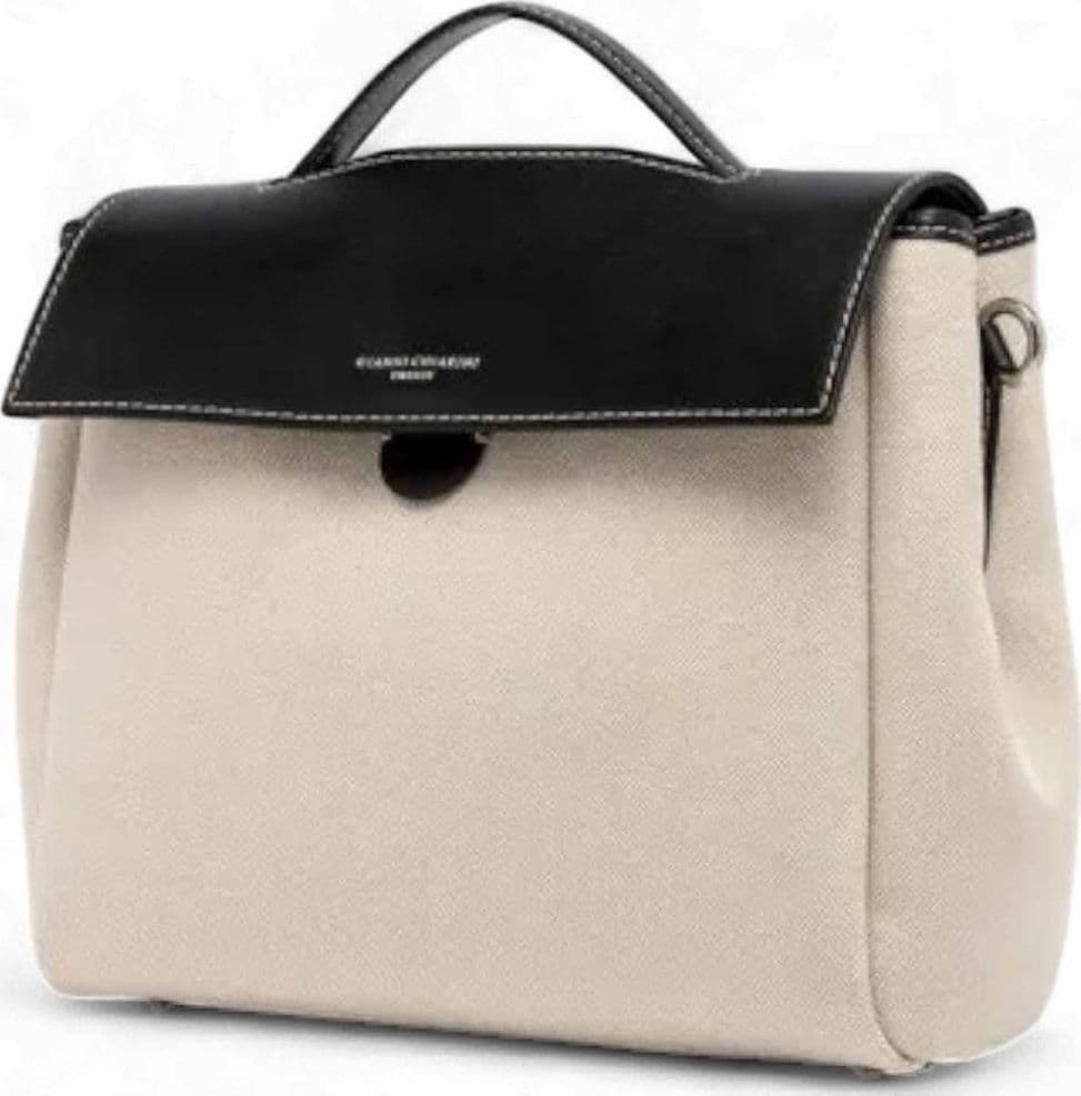 GIANNI CHIARINI Borsa a mano  Donna Beige-Nero - BS11620-SAL-NERO - 6