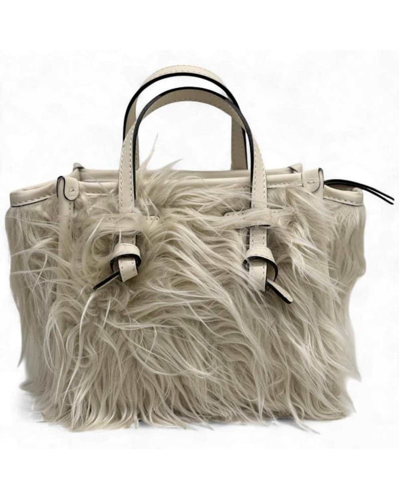 GIANNI CHIARINI Borsa a mano  Marcella Donna Bianco - BS806523AI-OFFWHITE - 9