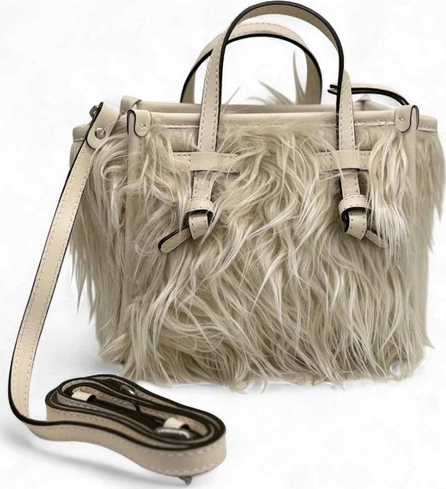 GIANNI CHIARINI Borsa a mano  Marcella Donna Bianco - BS806523AI-OFFWHITE - 8