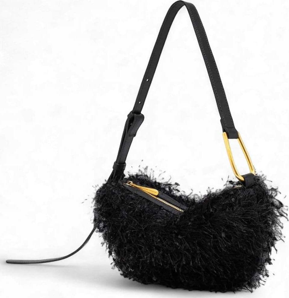 GIANNI CHIARINI Borsa a spalla  Donna Nero - BS11610CNFT001 - 4