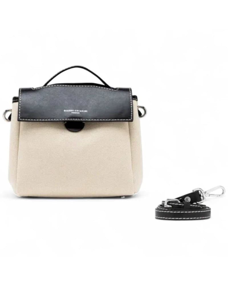 GIANNI CHIARINI Borsa a tracolla  Donna Nero Beige - BS11599-SAL-NERO - 9