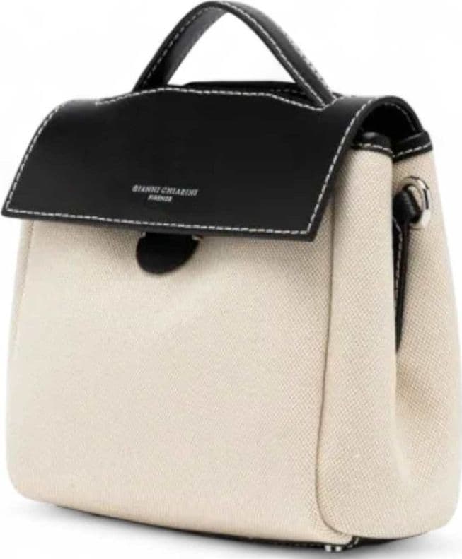 GIANNI CHIARINI Borsa a tracolla  Donna Nero Beige - BS11599-SAL-NERO - 5