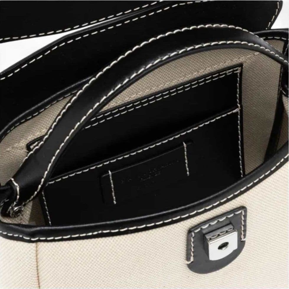 GIANNI CHIARINI Borsa a tracolla  Donna Nero Beige - BS11599-SAL-NERO - 8