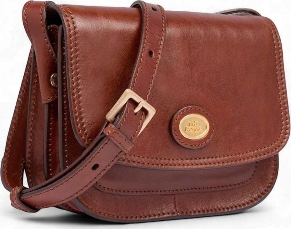 THE BRIDGE FIRENZE Borsa a tracolla The Bridge Donna Pelle Marrone - 04543501-14 - 4