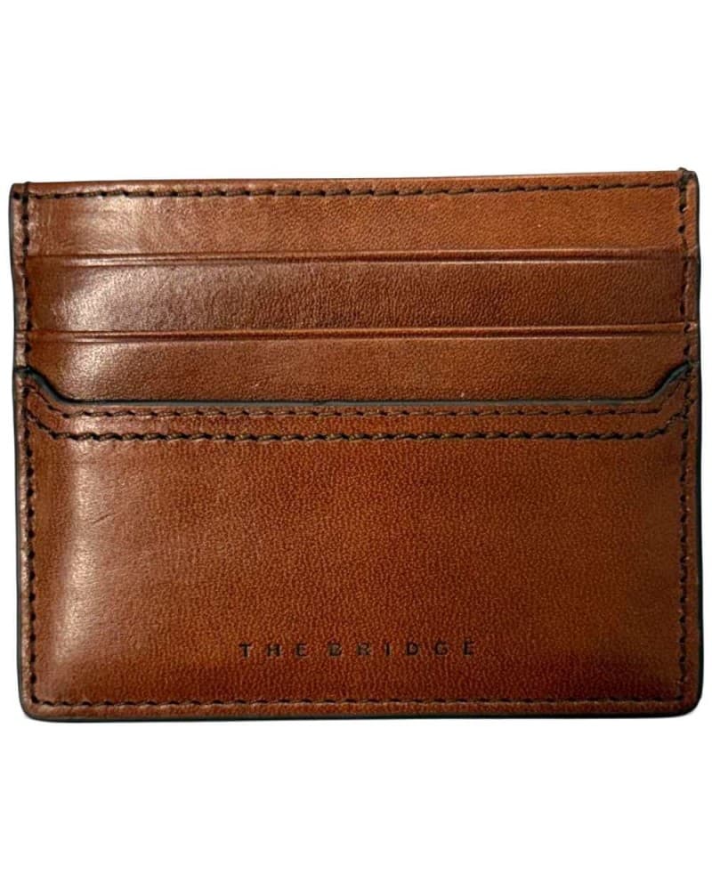 THE BRIDGE FIRENZE Porta carte di credito The Bridge Uomo Pelle Marrone - 01507501-1A - 5