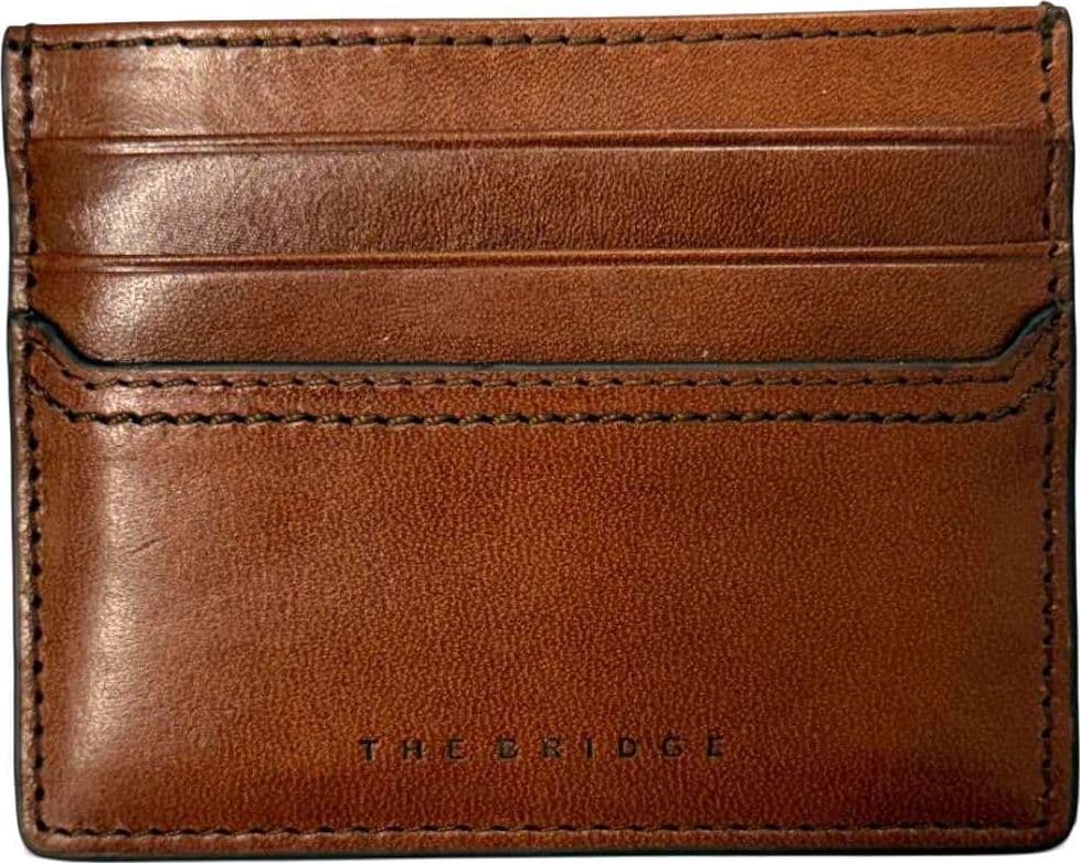 THE BRIDGE FIRENZE Porta carte di credito The Bridge Uomo Pelle Marrone - 01507501-1A - 2