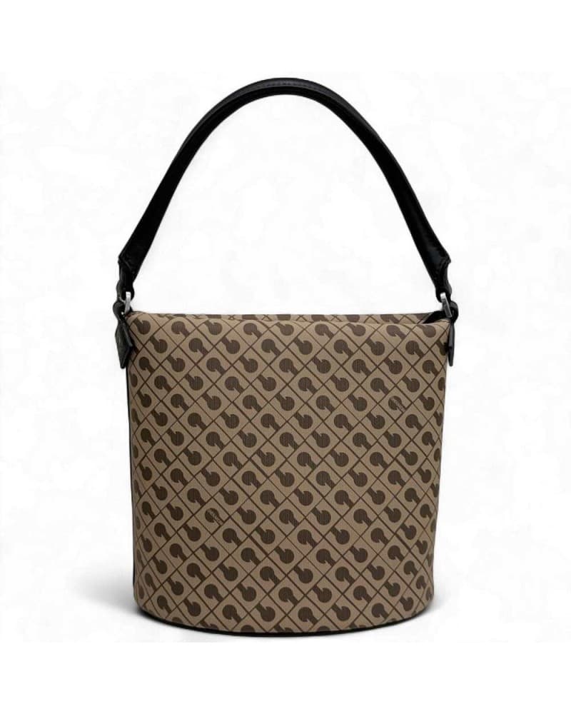 GHERARDINI Gherardini Borsa a secchiello Millerighe Moka Donna Marrone - GHB0196-MOK - 7